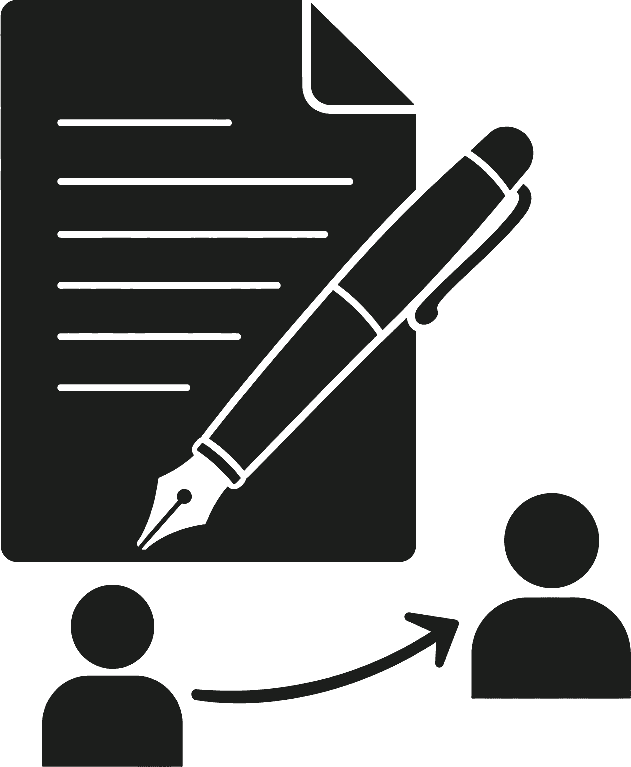 Carta de corredor de registro (BOR) illustration