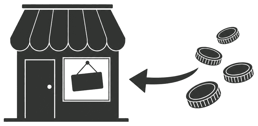 Seguro de ingresos del negocio illustration