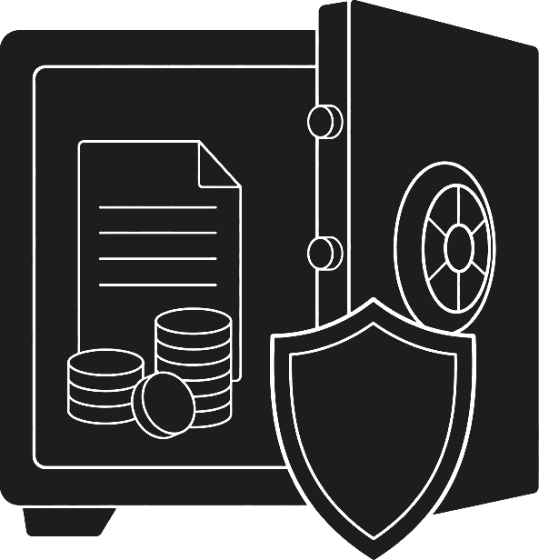 Seguro comercial contra delitos illustration