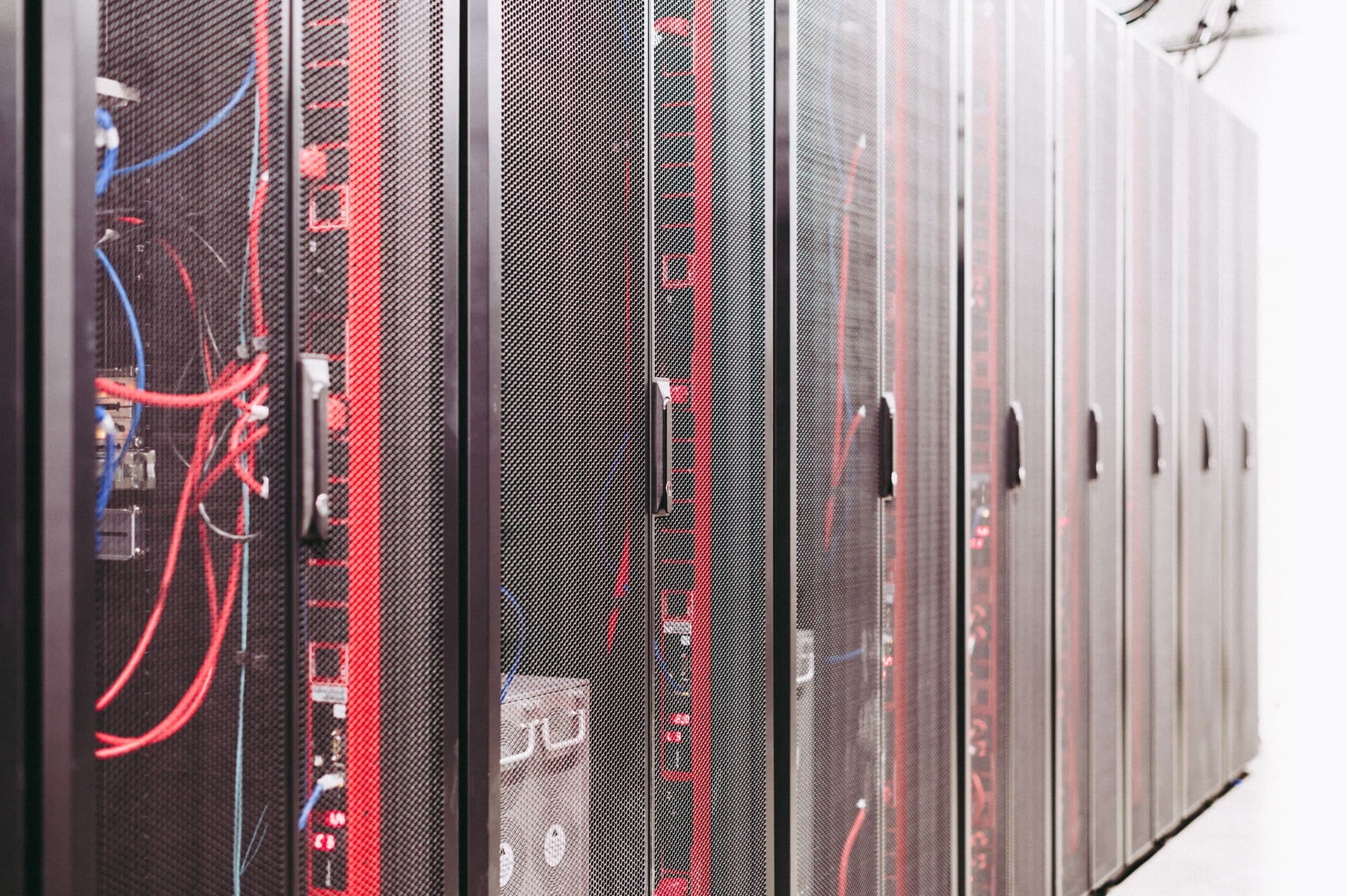 Server racks in a data center, the systems and data a cyber liability policy protects
