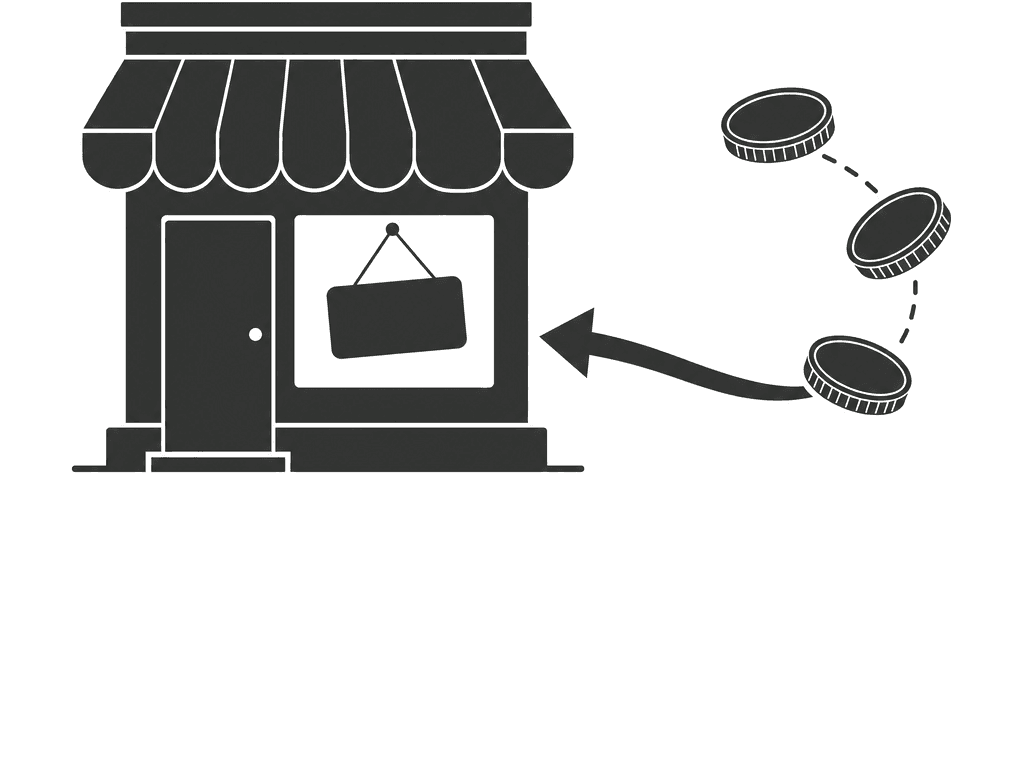 Ingresos del negocio illustration
